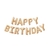 Globos Happy Birthday caramel claro - comprar online