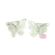 Anillo porta servilletas Mariposas plateadas x 10 - comprar online