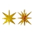 Globo Estrella 3D Dorada 50 cm - AIRE objetos decorativos