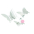 Mariposas lisas plateadas 3D x 6 - comprar online