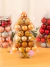 Set adornos Arbolito Navidad Gold x 40 - comprar online