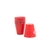 Vasito Shot rojo x 25 u