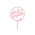 Cake topper Feliz cumpleaños Circulo - comprar online