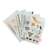 Planchita de tatuajes Hippie x 5 - comprar online