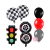 Set big arco de globos Carreras - comprar online