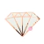 Servilletas Diamante Gold rose x 12