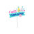 Cake topper Feliz Cumpleaños bonete smile