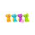 Set x 6 Gomitas Dino Rexy
