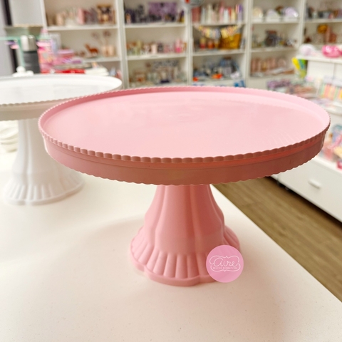 Pie de torta Penelope rosa - comprar online
