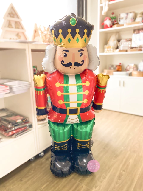 Globo Cascanueces Rojo y verde 1,30 M - comprar online