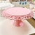 Pie de torta Dafne rosa - comprar online