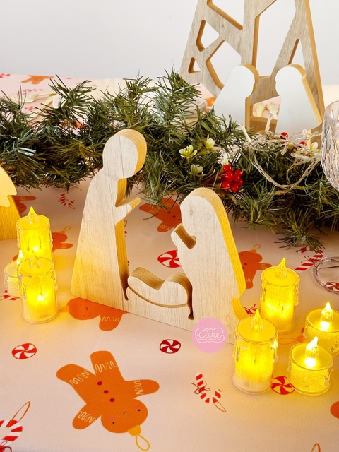 Pesebre silueta Wood