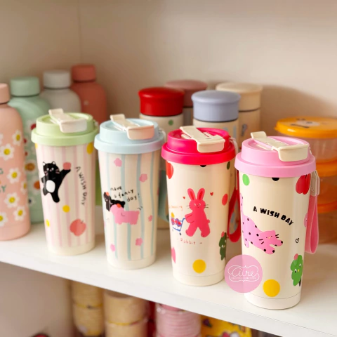 Vaso termico con pico animals - comprar online