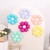 Globo Margarita fucsia y blanco 70 cm - tienda online