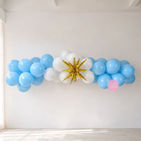 Set big arco de globos Bandera Argentina