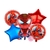 Set de 5 globos Spiderman