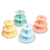 Torre pastel bordes dorados - comprar online