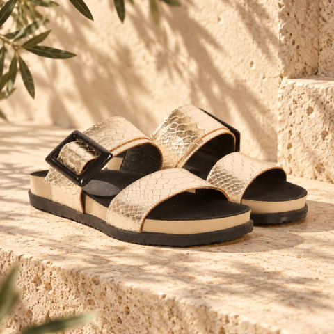 Sandalia IBIZA Metalizada