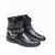 Bota media Caña en Cuero Negro Art 105 - comprar online