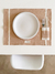 SET INDIVIDUAL + PORTACUBIERTO | NUDE CANELA - tienda online
