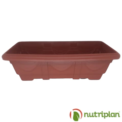 Vaso Jardineira Romana Retangular 50cm Nutriplan