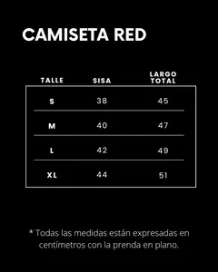Camiseta Smith Red - tienda online