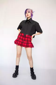 Camisa Wallace Black Crop