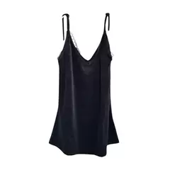 Vestido Shulls Velvet Negro - TIENDA FUEGO