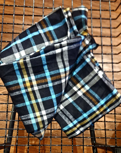Bufanda Tartan Celeste en internet