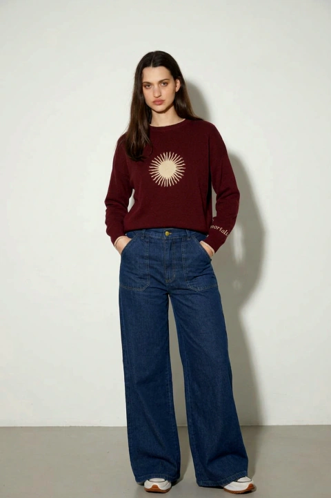 Pantalón Emilia Denim Azul - comprar online