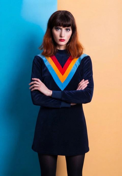 Vestido Polaroid Velvet Wonder - comprar online
