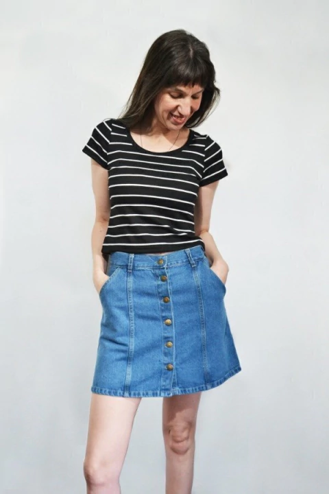 Falda Karen Jean Celeste - comprar online