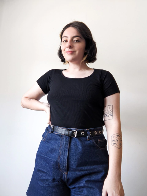 Remera Basic Morley Negro