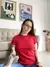Remera Baby Tee 24 Rojo