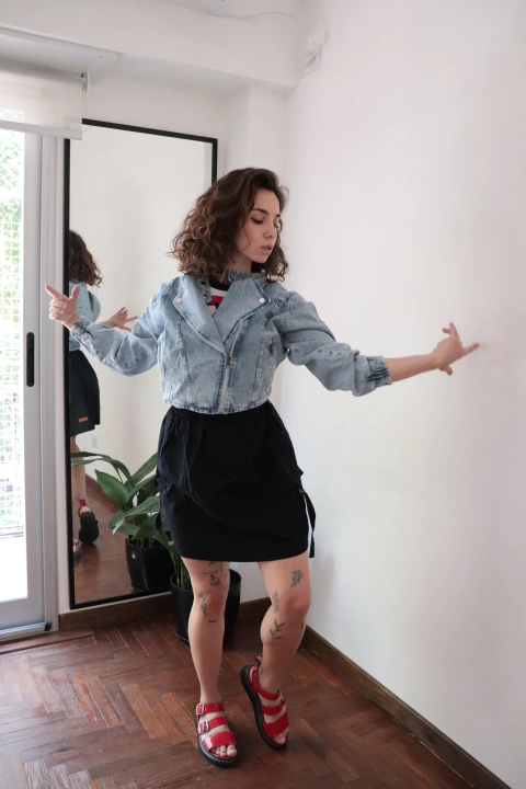 Imagen de Campera Debbie Denim