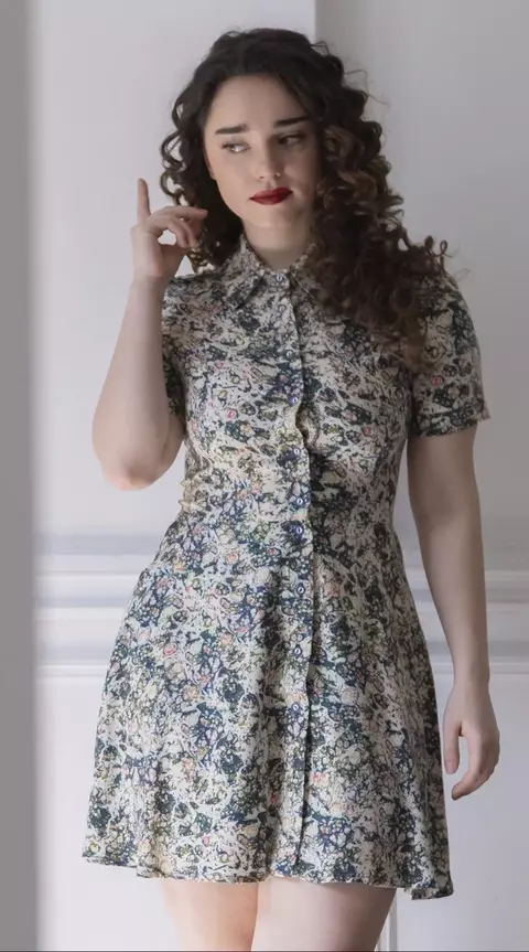 Vestido Celina Gris Dots Sale! - comprar online