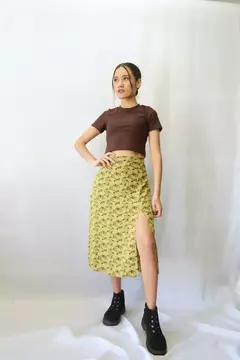 Remera Crop Chocolate - comprar online