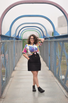 Falda Lesley Negro Sale! en internet