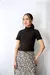 Polera Crop Negro - comprar online