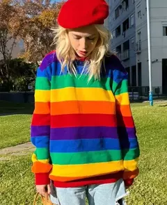 Maxi Sweater Rainbow