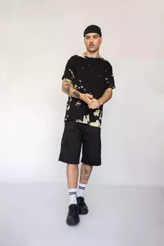 Remeron Batik Negro & Gris