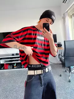 Remera Boxy Roja