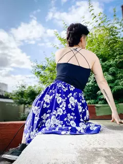 Musculosa Luna Negro Sale! en internet