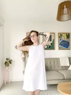 Vestido Back Blanco