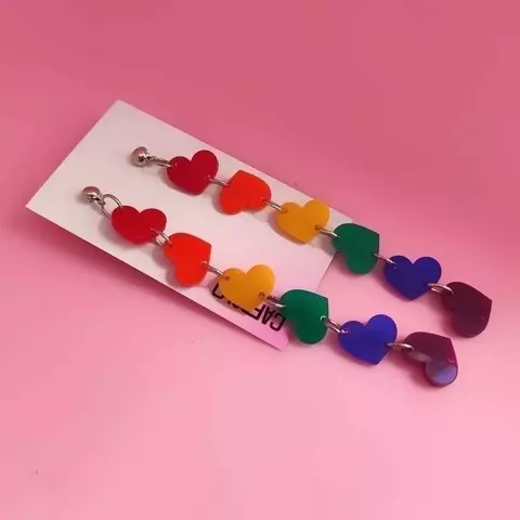 Aros Corazoncitos Orgullo