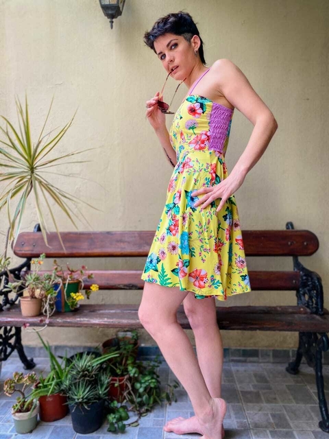 Vestido Sagitario Amarillo Lima - comprar online