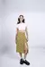 Falda Midi Oliva - TIENDA FUEGO