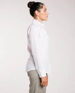 CAMISA FEMENINA MANGA LARGA BLANCA en internet