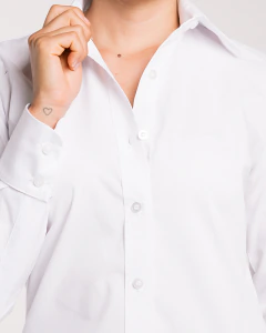 CAMISA FEMENINA MANGA LARGA BLANCA - comprar en línea