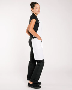 DELANTAL PECHERA BLANCO - All In Chef